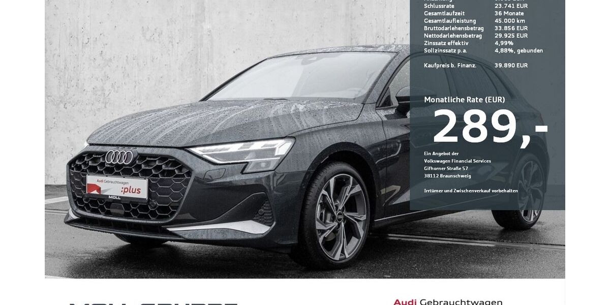 Audi A3 7.980 km 37.840 € Düsseldorf 40549