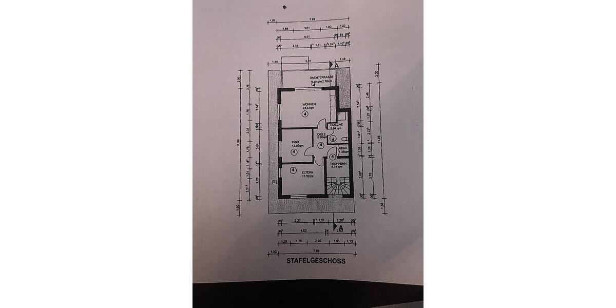 Exklusive 3 Zimmer Penthouse Wohnung mit EBK - provisionsfrei 3 zimmer