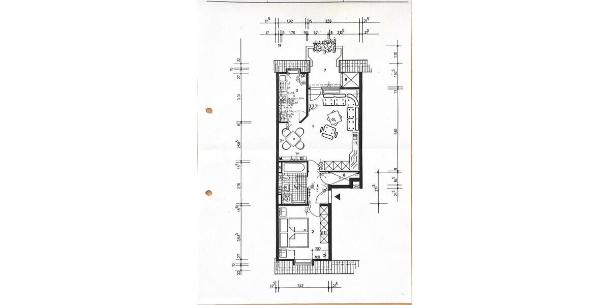 Dachgeschoßwohnung Hilden Kalstert - 2 Zimmer, 65 m&sup2;, 189.000&euro; | Angebot:27281186