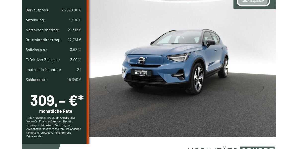 Volvo XC40 25.367 km 26.890 &euro; Engelskirchen 51766