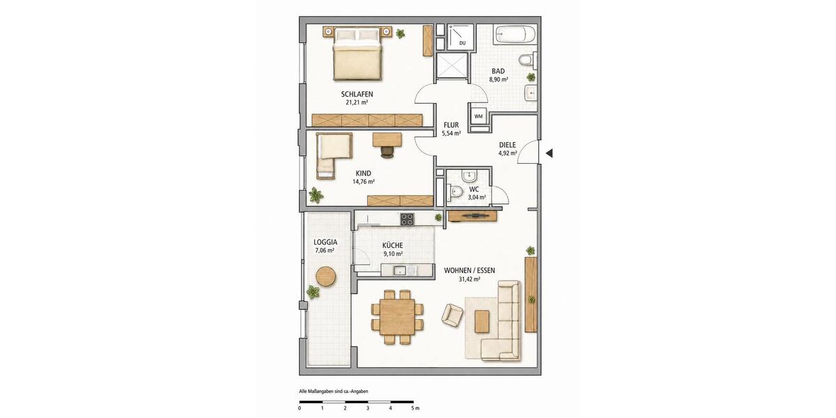 Etagenwohnung Hagen - 3.5 Zimmer, 93 m&sup2;, 249.000&euro; | Angebot:26423525