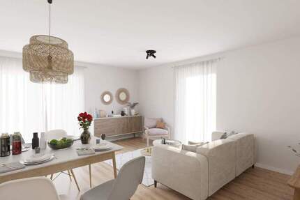 3-Zi. im 3. Obergeschoss, barrierefrei, mit Balkon und bodengleicher Dusche 3 zimmer