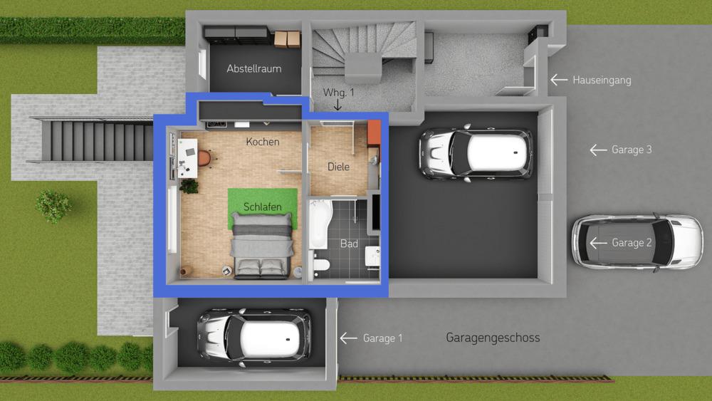 Mehrfamilienhaus, Wohnhaus Düsseldorf Bilk - 1 Zimmer, 291 m&sup2;, 1.149.000&euro; | Angebot:26798074