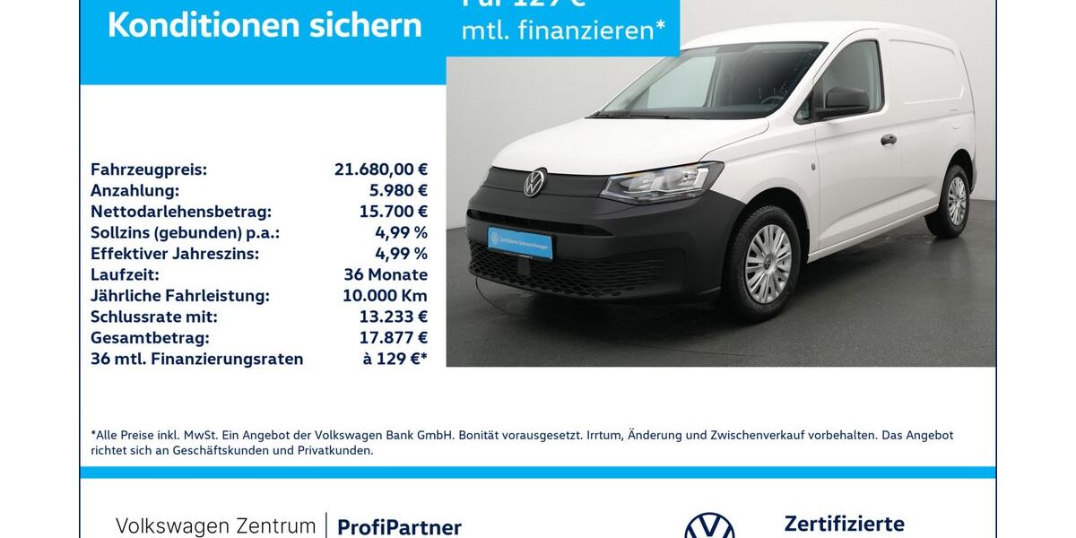 VW Caddy 19.414 km 20.980 &euro; Leverkusen 51379