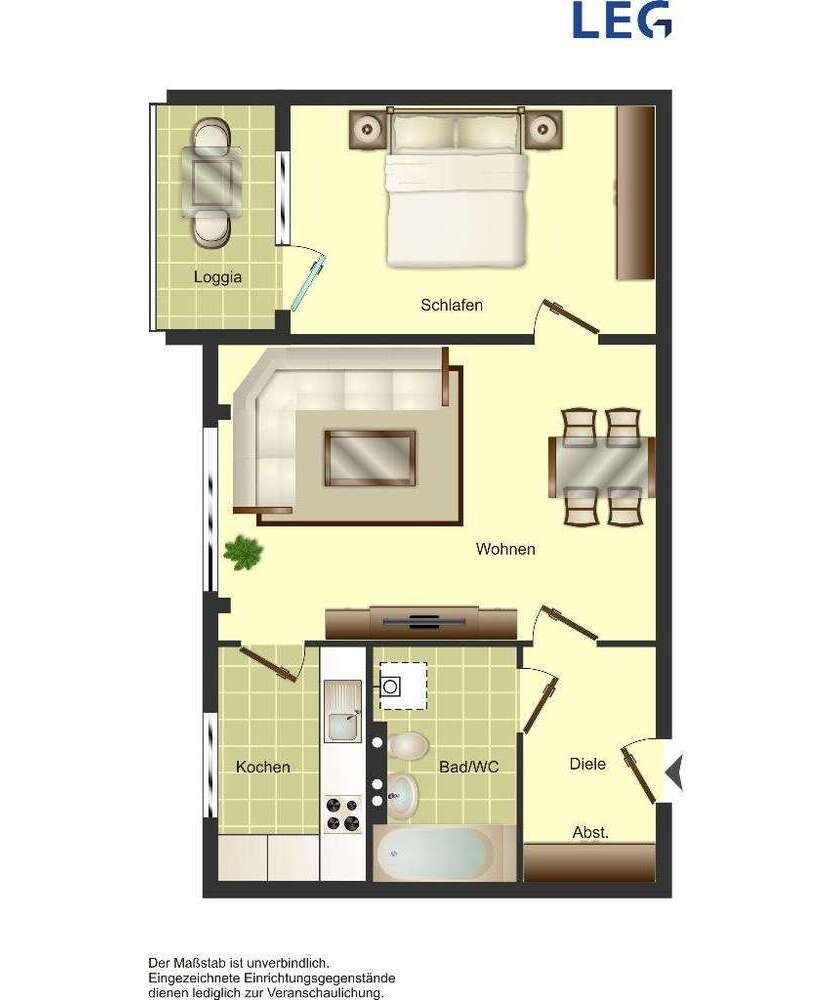 Wohnung zum Mieten in Solingen 326,09 € 56.58 m²