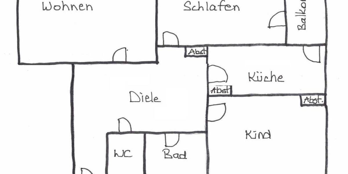 Etagenwohnung Düsseldorf Derendorf - 3 Zimmer, 92 m&sup2;, 1.150&euro; | Angebot:26787900