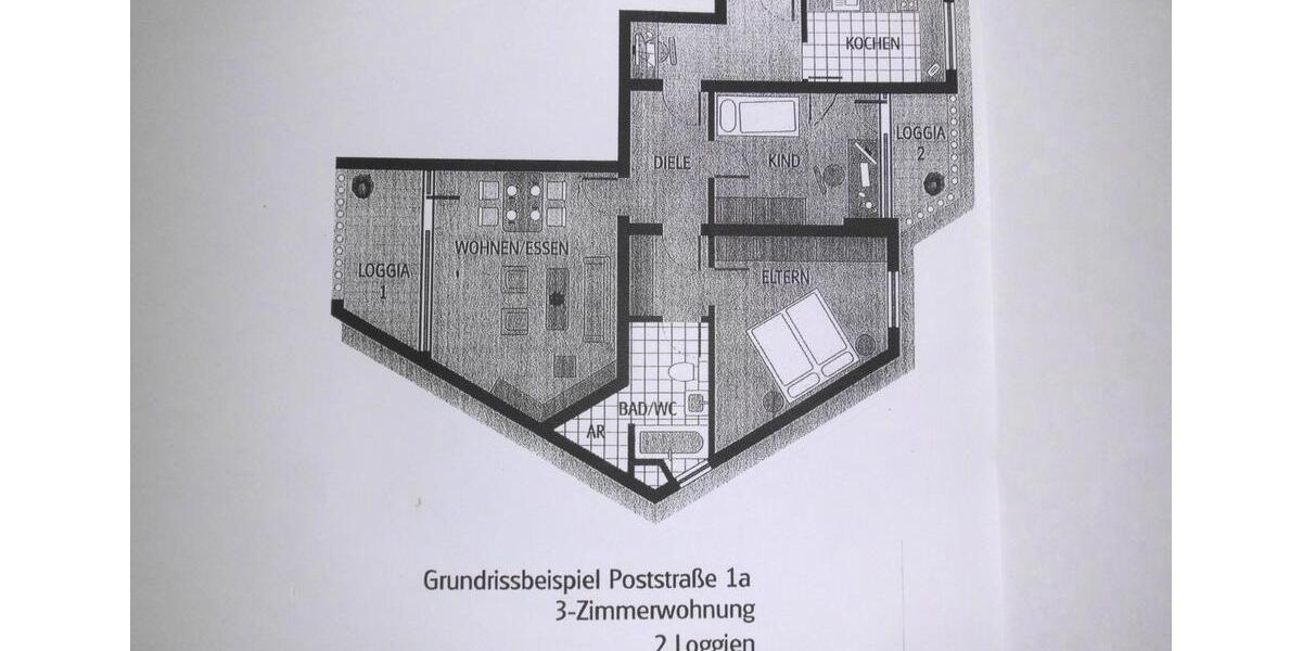 Schöne, modernisierte ETW, 83qm, 2xLoggia, zentral RS-Lennep 3 zimmer