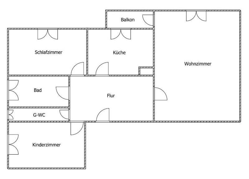 Etagenwohnung Ratingen Tiefenbroich - 3 Zimmer, 81 m&sup2;, 823&euro; | Angebot:25679107
