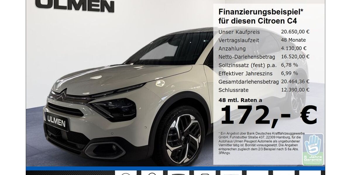 Citroen C4 8.839 km 20.650 &euro; Düsseldorf 40233