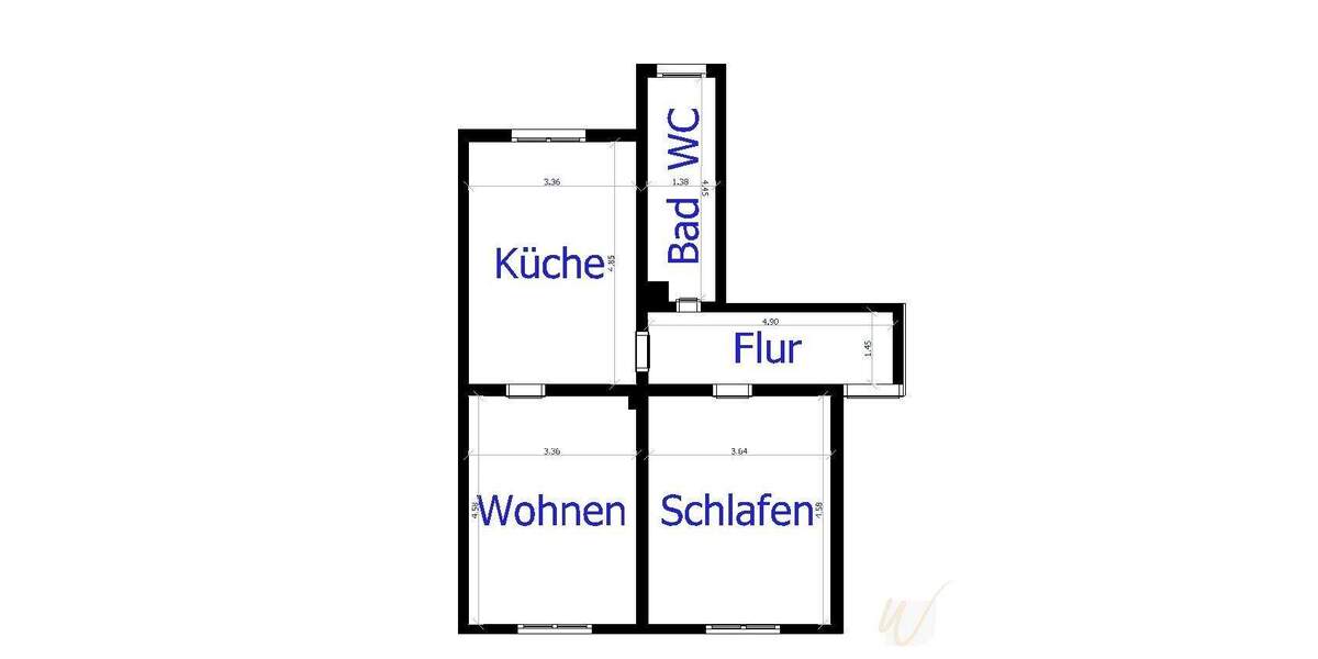 Wunderschöne 2-Zimmerwohnung in Remscheid- 2 zimmer