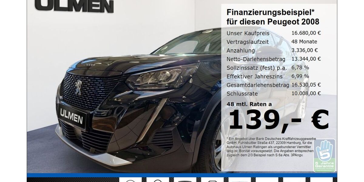 Peugeot 2008 58.230 km 15.980 &euro; Ratingen 40880