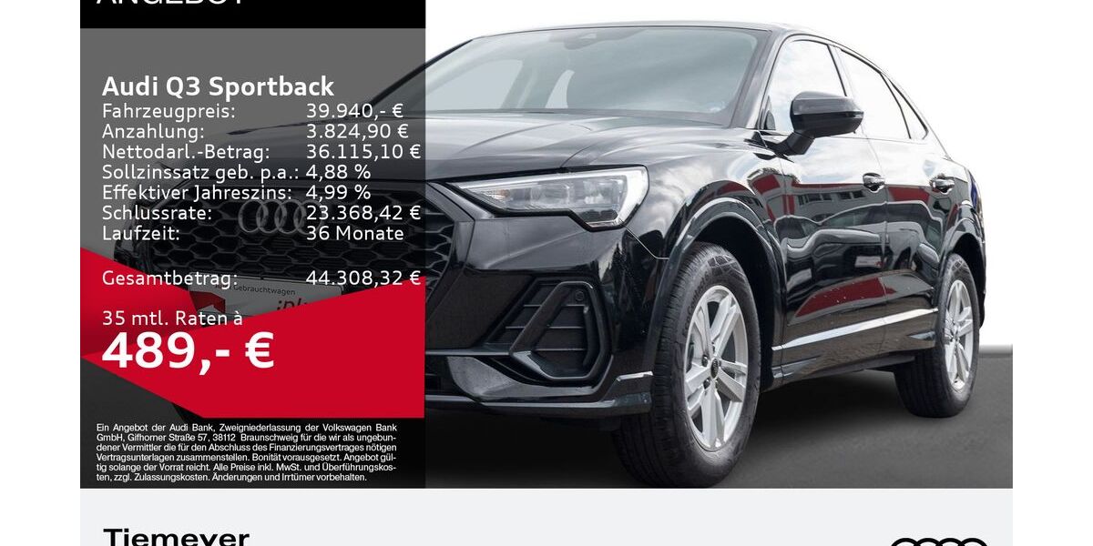 Audi Q3 4.999 km 39.540 &euro; Remscheid 42897