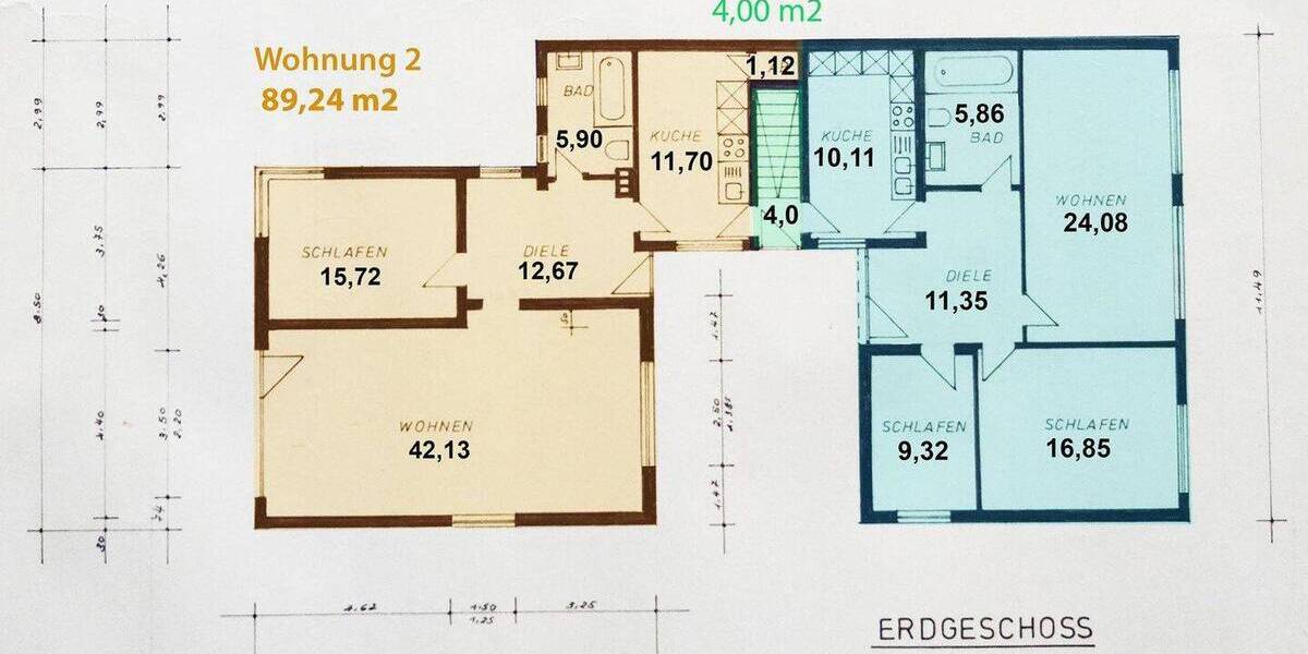 Mehrfamilienhaus, Wohnhaus Bergisch Gladbach Asselborn - 5 Zimmer, 170 m&sup2;, 550.000&euro; | Angebot:26196790