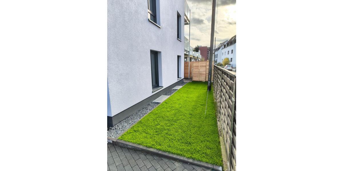 2-Zimmer-Erdgeschosswohnung Effizienzhaus40 Terrasse Grünstreifen 2 zimmer