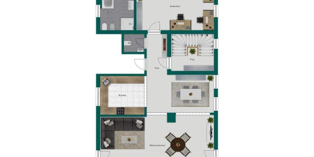 Einfamilienhaus Leverkusen Quettingen - 8 Zimmer, 285 m&sup2;, 989.000&euro; | Angebot:25302845