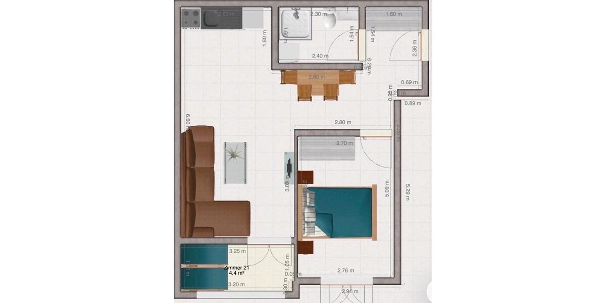 Etagenwohnung Remscheid - 2 Zimmer, 49 m&sup2;, 125.000&euro; | Angebot:27425694
