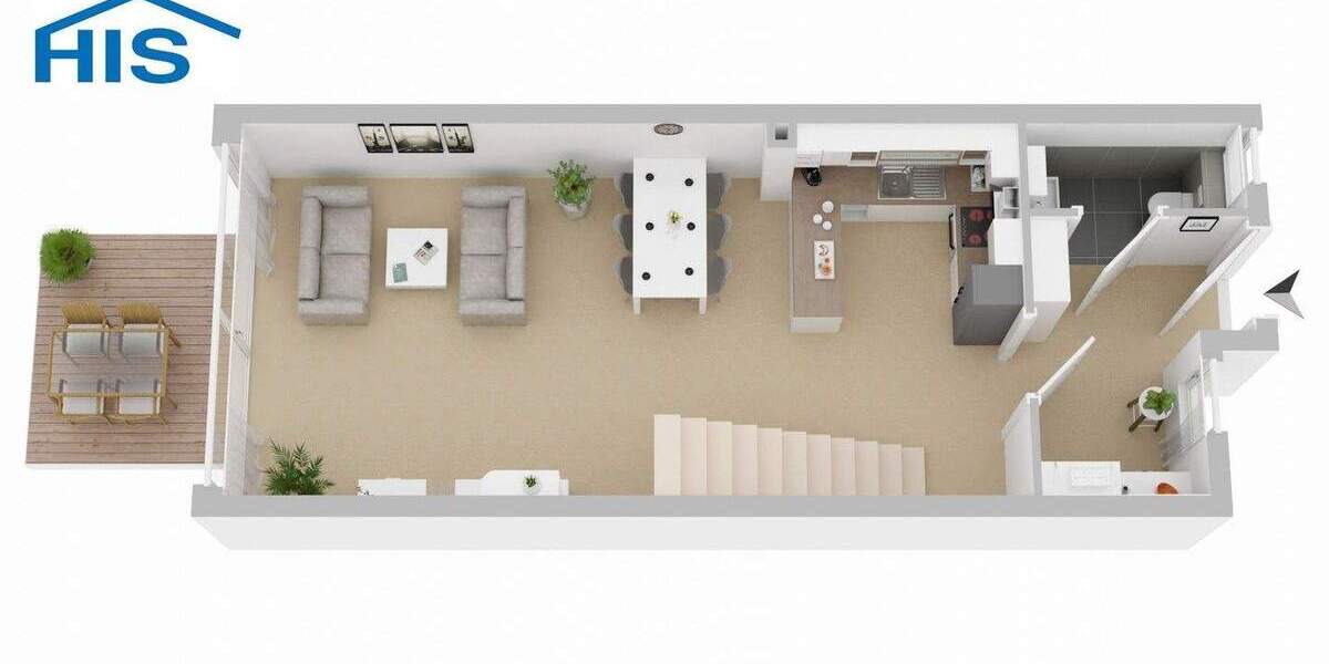 Reihenendhaus Monheim am Rhein Baumberg - 5 Zimmer, 124 m&sup2;, 749.000&euro; | Angebot:26449555