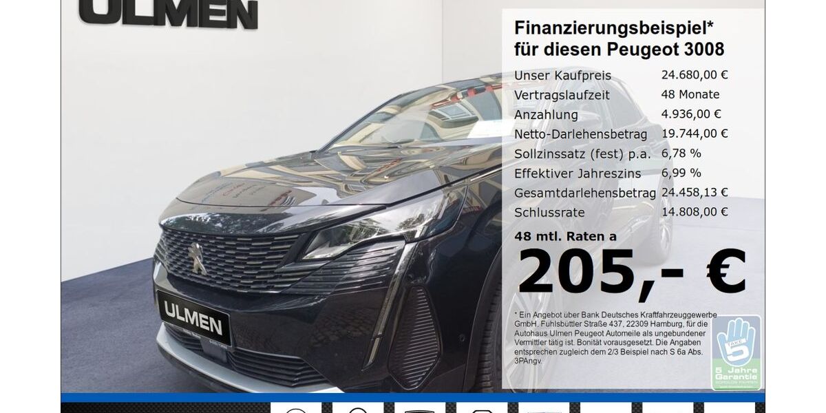 Peugeot 3008 23.547 km 20.950 &euro; Düsseldorf 40233