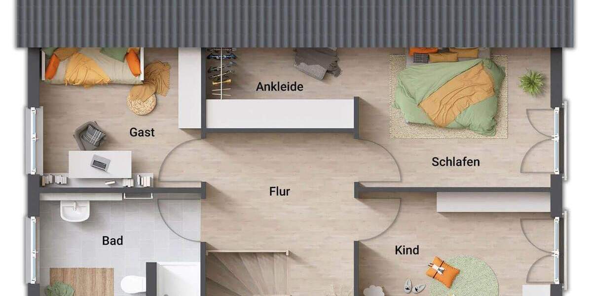 Einfamilienhaus Hagen Eilpe - 5 Zimmer, 130 m&sup2;, 301.610&euro; | Angebot:25425136