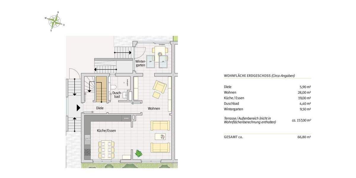 Doppelhaushälfte Langenfeld Richrath - 4 Zimmer, 128 m&sup2;, 699.000&euro; | Angebot:23254437