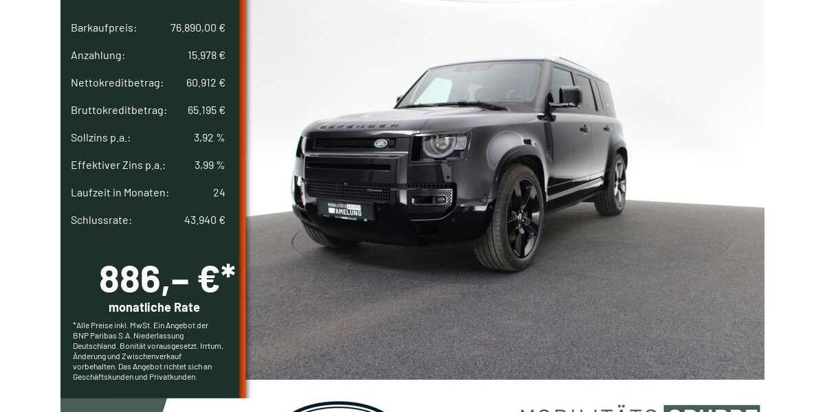 Land Rover Defender 44.221 km 76.890 &euro; Engelskirchen 51766
