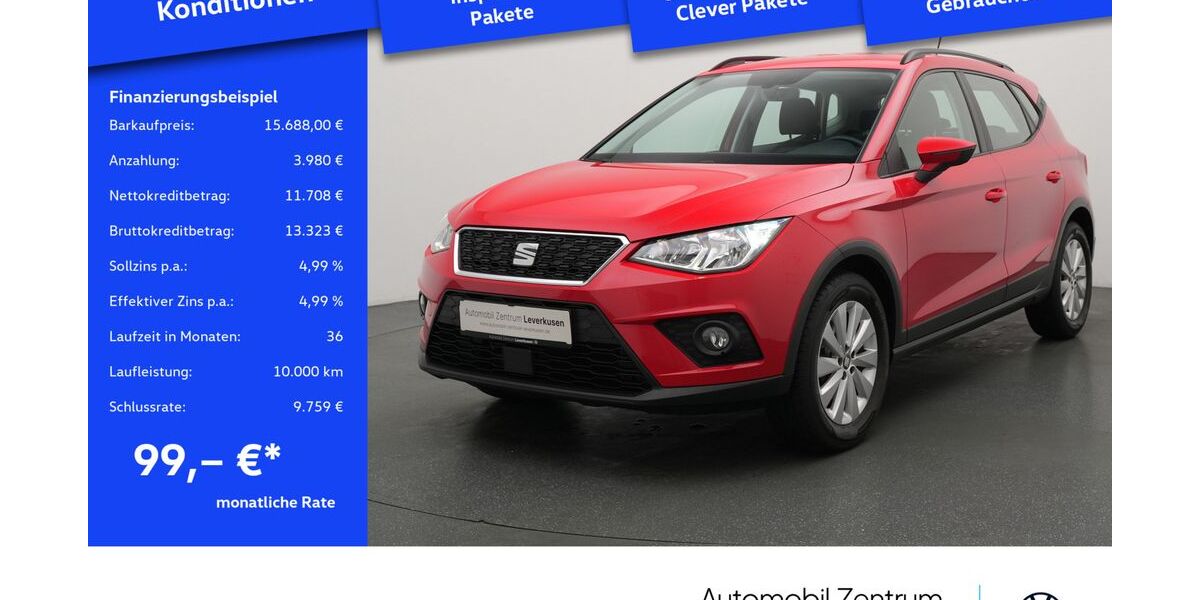 Seat Arona 48.619 km 15.680 &euro; Leverkusen 51379