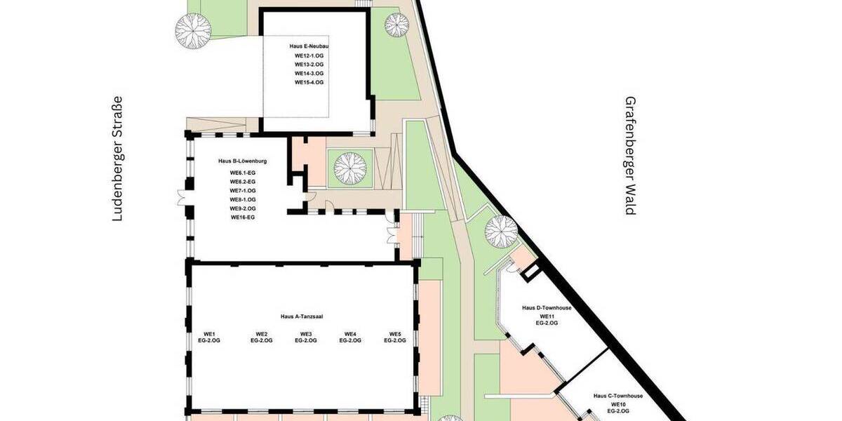 Etagenwohnung Düsseldorf Ludenberg - 2 Zimmer, 109 m&sup2;, 680.000&euro; | Angebot:23950605