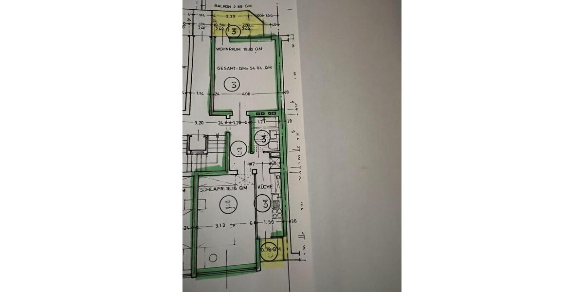 Etagenwohnung Düsseldorf Flingern Süd - 2 Zimmer, 54 m&sup2;, 1.050&euro; | Angebot:26374796