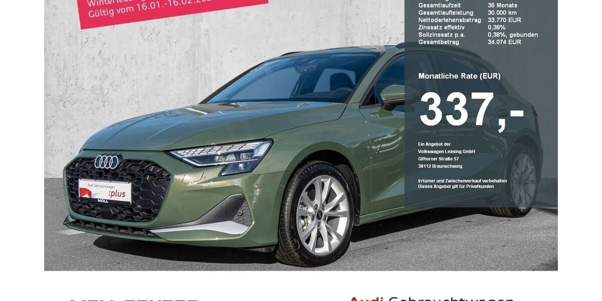 Audi A3 10.980 km 33.770 &euro; Düsseldorf 40549