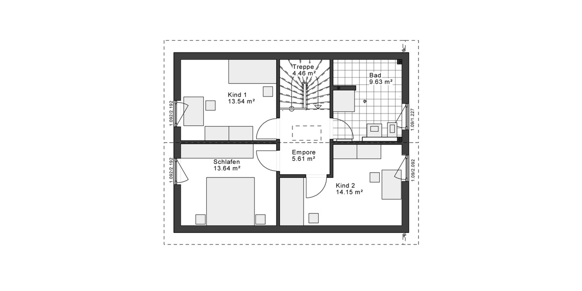 Einfamilienhaus Leverkusen Bergisch Neukirchen - 3 Zimmer, 122 m&sup2;, 1.900&euro; | Angebot:26413986