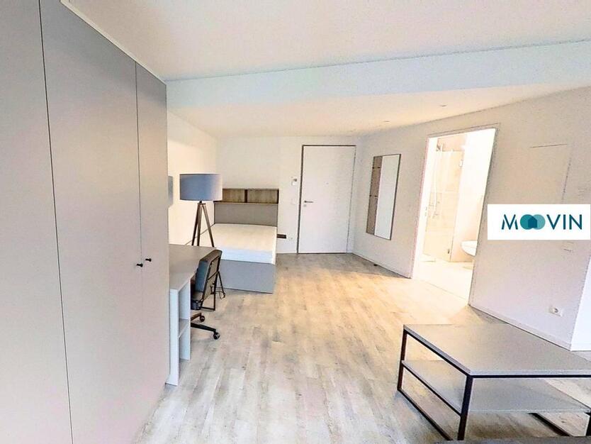 URBAN BASE: Vollmöbliertes 1-Zimmer-Large-Apartment mit EBK, TERRASSE, ALL-IN-MIETE, UVM. am Rheinufer