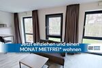 URBAN BASE: Vollmöbliertes 1-Zimmer-Large-Apartment mit EBK, TERRASSE, ALL-IN-MIETE, UVM. am Rheinufer
