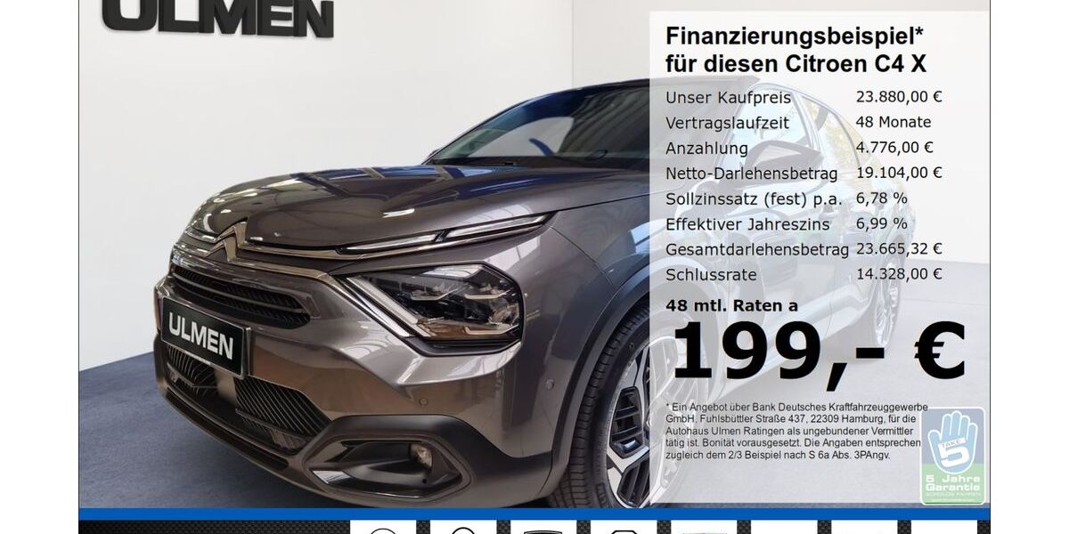 Citroen C4 X 11.341 km 20.950 &euro; Ratingen 40880