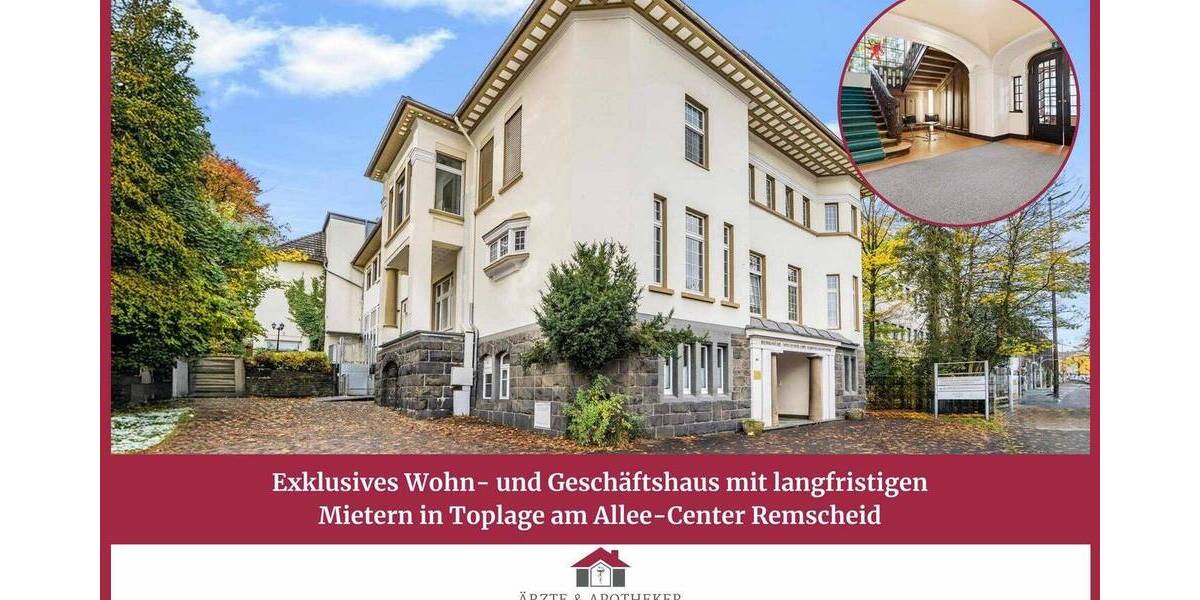 Exklusives Wohn- und Geschäftshaus mit langfristigen Mietern in Toplage am Allee-Center 6 zimmer