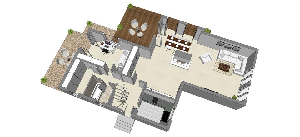 Einfamilienhaus mit 6 Zimmern, Kamin, Einbauküche, Sauna & Garage 6 zimmer