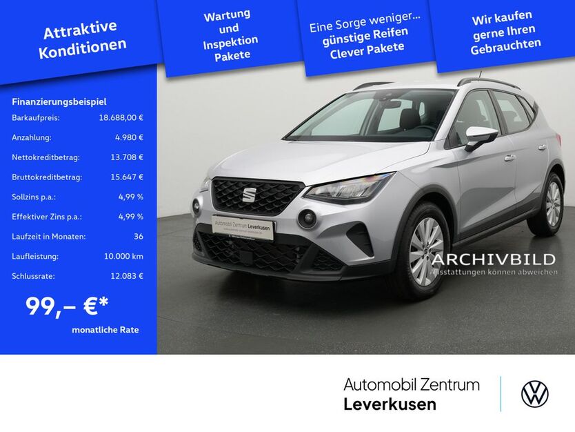 Seat Arona 44.269 km 18.688 € Leverkusen 51379