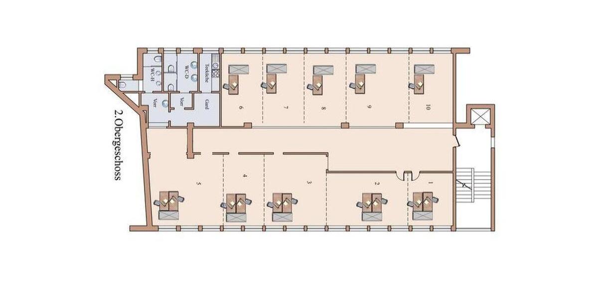 Einzelbüro in Bürogemeinschaft zimmer