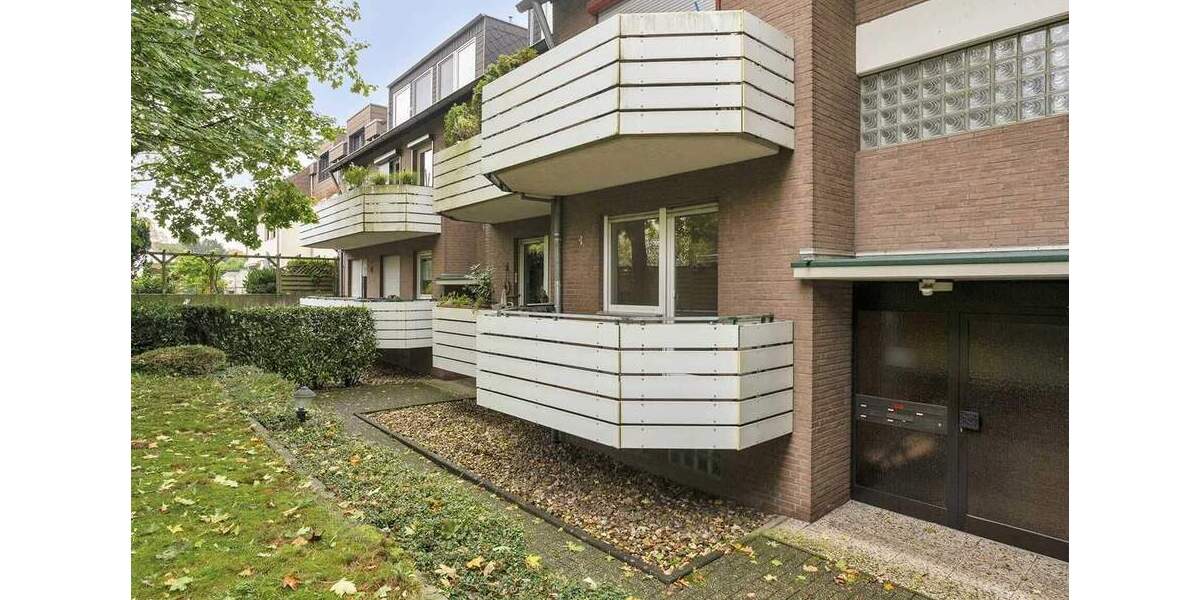 Attraktive 2-Zimmer-Stadtwohnung mit zwei Balkonen und Garage in Ratingen-Mitte 2 zimmer