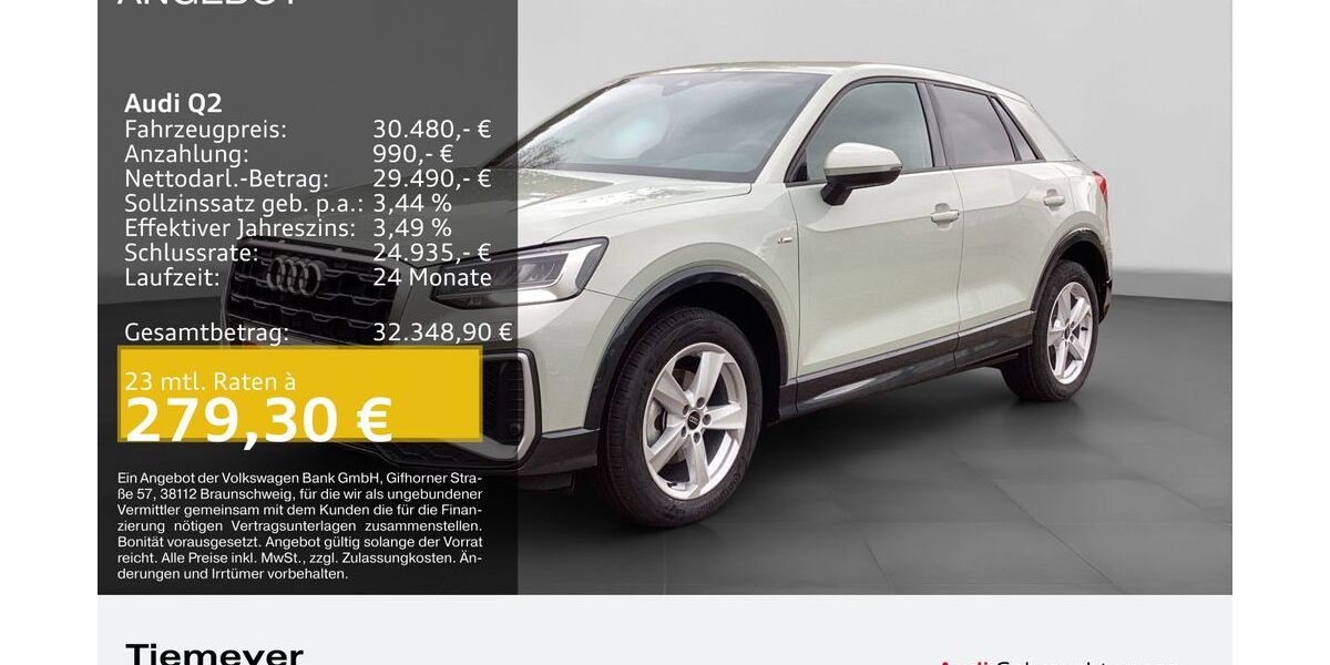 Audi Q2 4.233 km 28.540 &euro; Remscheid 42897