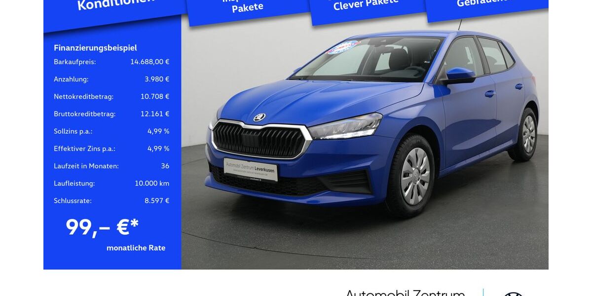 Skoda Fabia 26.782 km 14.380 &euro; Leverkusen 51379