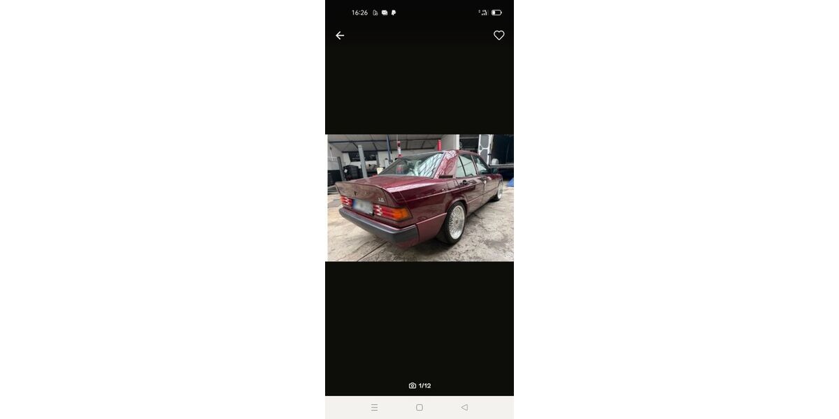 Mercedes-Benz 190 261.119 km 3.500 &euro; Hagen 58099