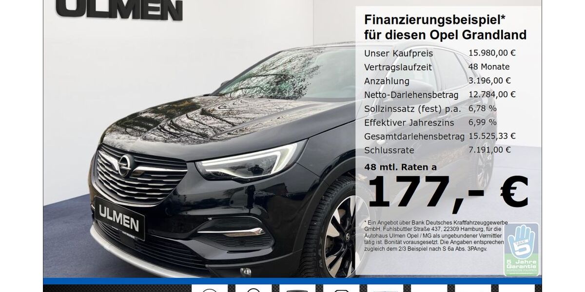Opel Grandland (X) 74.545 km 15.980 &euro; Düsseldorf 40231