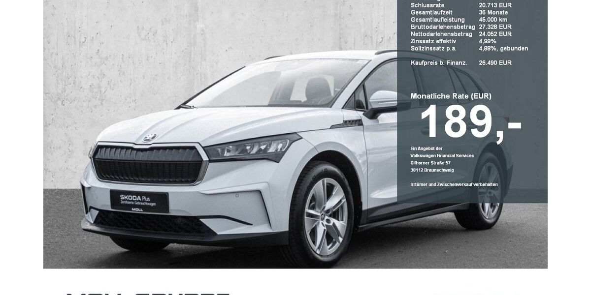 Skoda Enyaq 17.139 km 25.780 &euro; Düsseldorf 40474