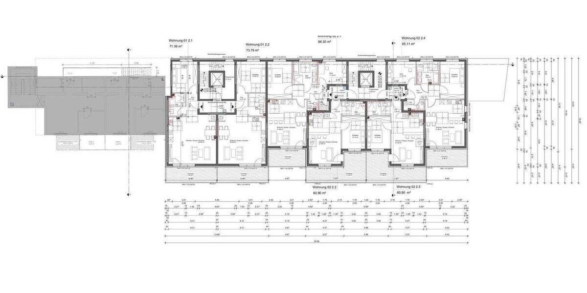 Etagenwohnung Engelskirchen Ründeroth - 3 Zimmer, 72 m&sup2;, 331.200&euro; | Angebot:26062520