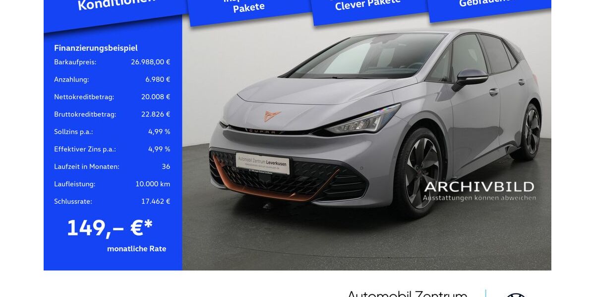 Cupra Born 19.979 km 23.980 &euro; Leverkusen 51379