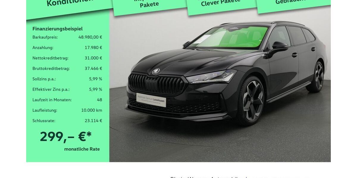 Skoda Superb 1.009 km 47.980 &euro; Leverkusen 51379