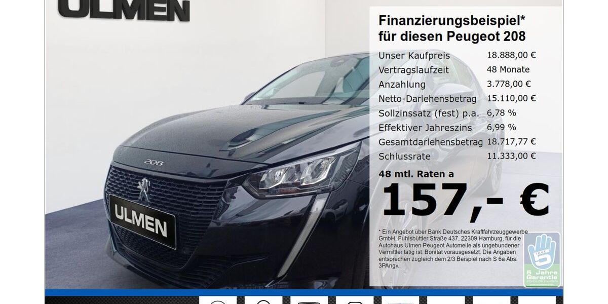 Peugeot 208 18.706 km 18.888 &euro; Düsseldorf 40233