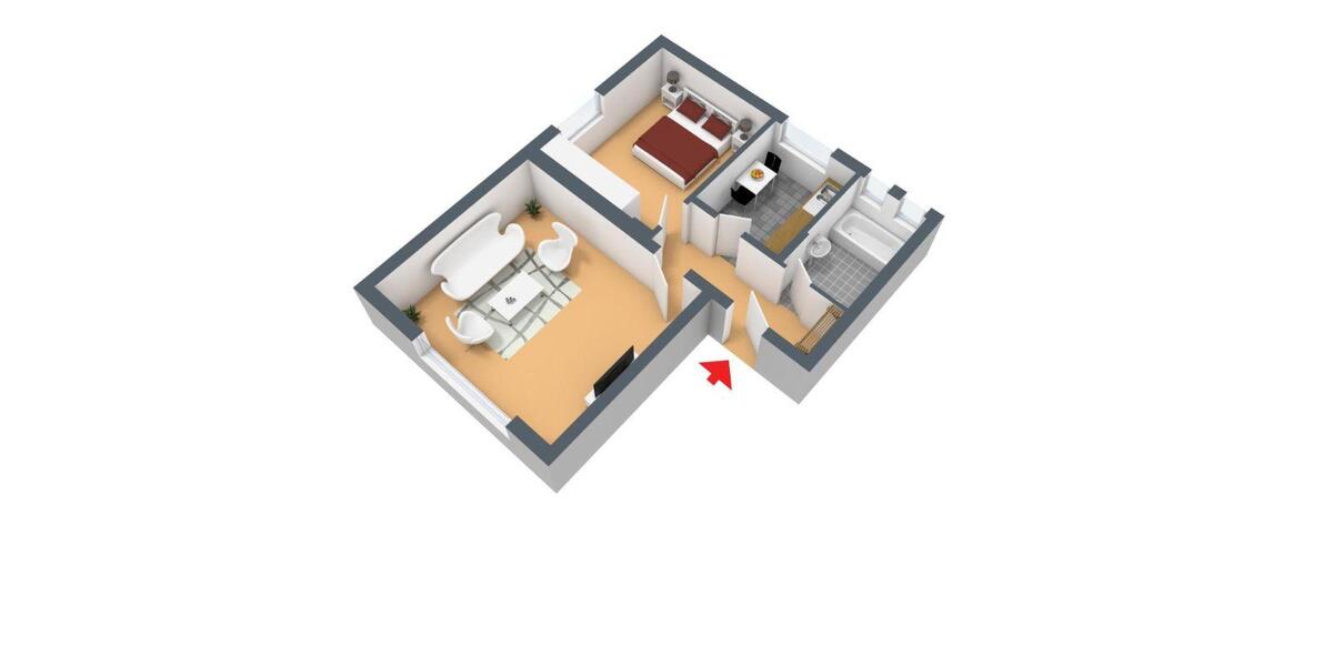 Erdgeschoßwohnung Hagen Hagen-Nord - 2 Zimmer, 52 m&sup2;, 389&euro; | Angebot:26356312