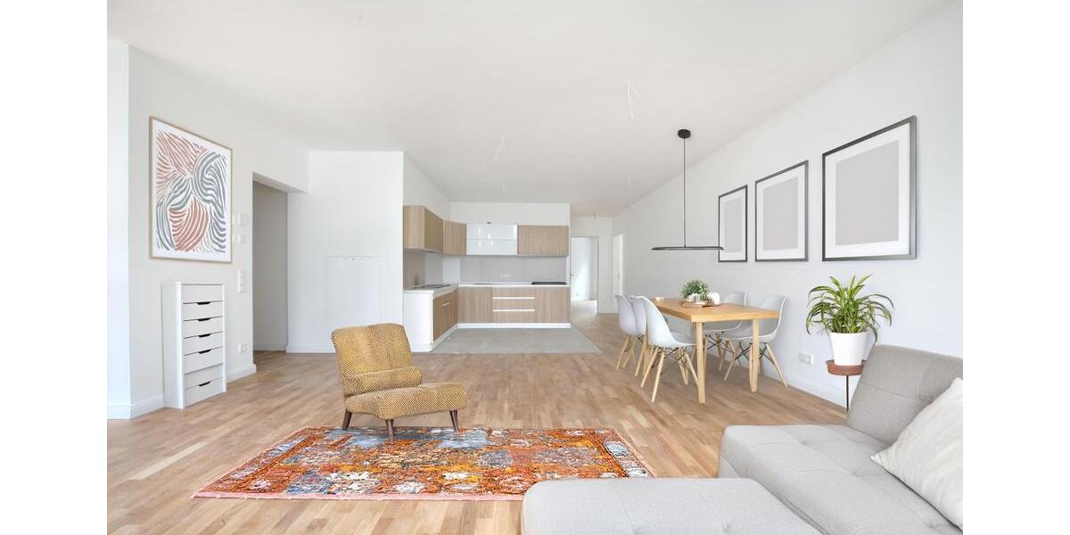 Erstbezug! Exklusive 3-Zimmer-Wohnung im 5. OG mit 2 Terrassen – hochwertiger Neubau in Stadtmitte 3 zimmer