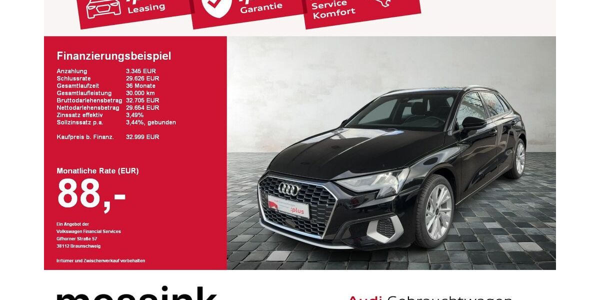 Audi A3 27.582 km 30.450 &euro; Wermelskirchen 42929